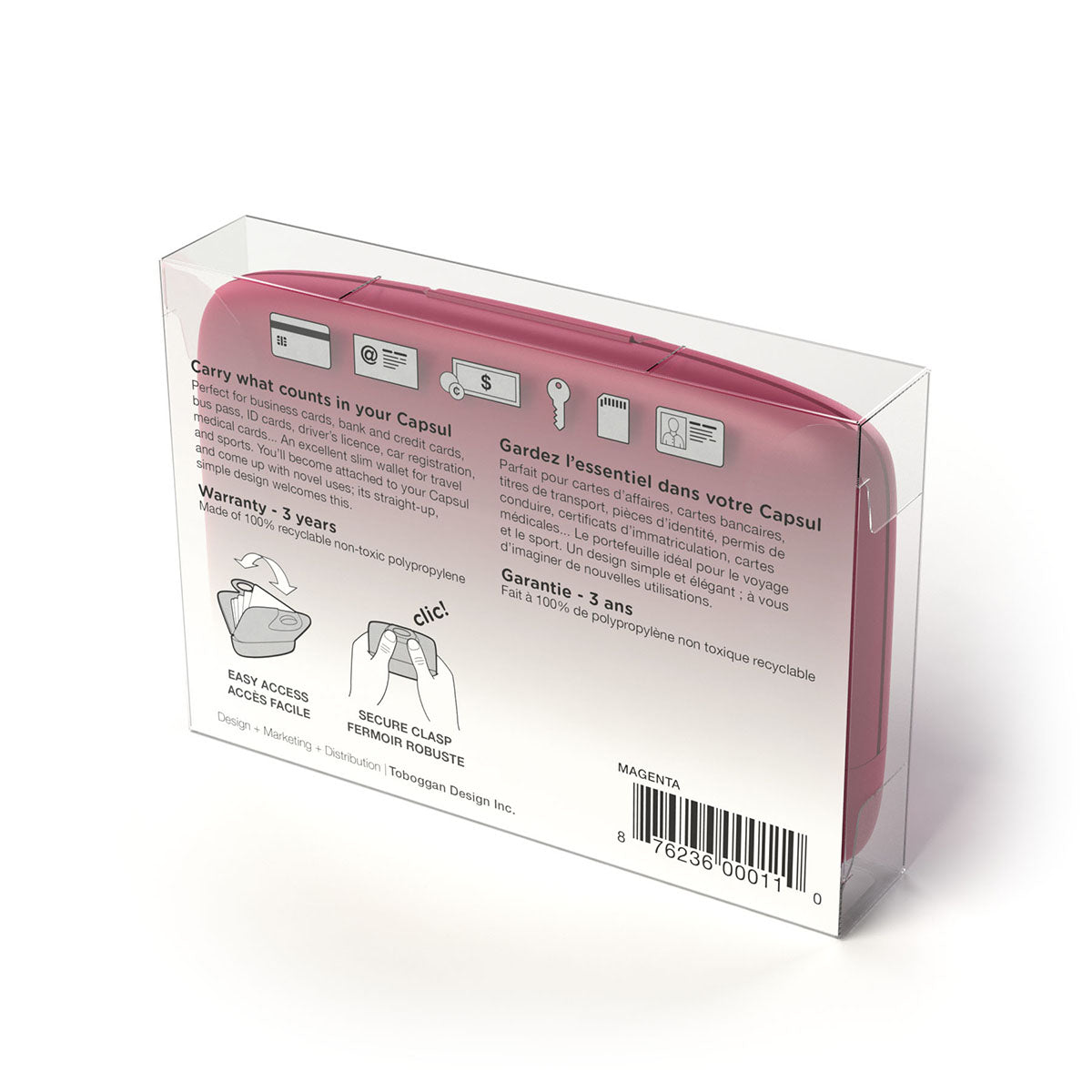 Capsulcase + DUO-LOK™ Magenta