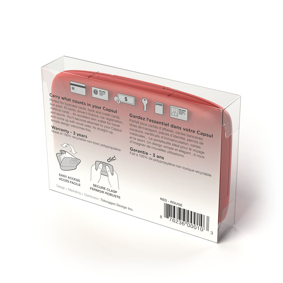 Capsulcase + DUO-LOK™ Rojo